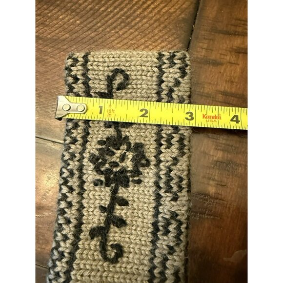 NILS Headband Fair Isle Snowflake Winter Ear Warmer Wool Blend Womens One Size - Picture 8 of 8